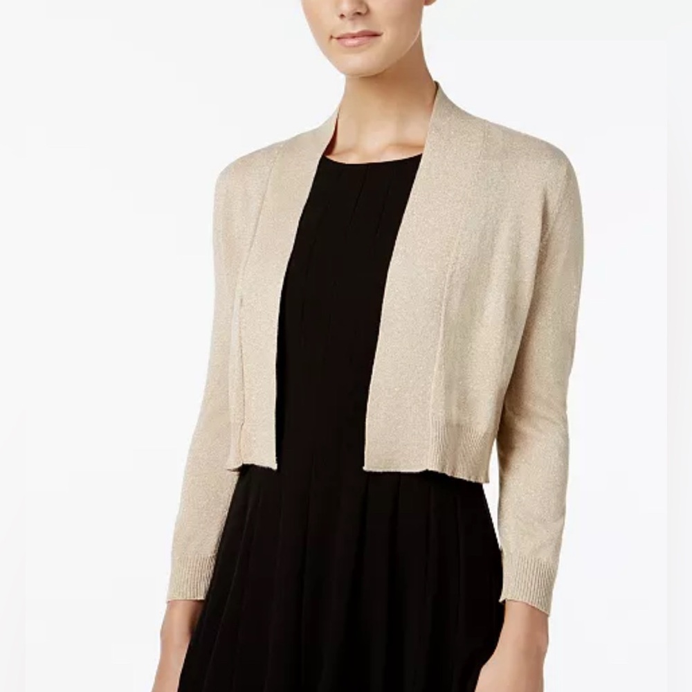 Calvin Klein Cream Cardigan Sweater